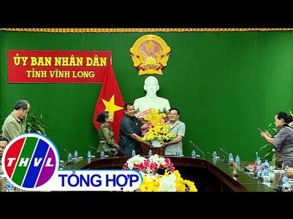 THVL | Đoàn đại biểu tỉnh Kampong Speu chúc tết UBND tỉnh Vĩnh Long