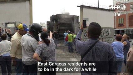 Witnesses speak after substation explodes in Caracas
