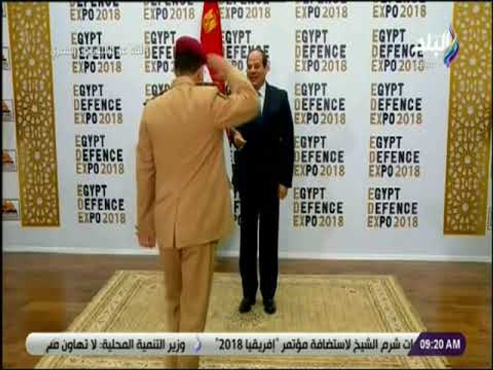 صدى البلد  - الرئيس السيسي يستقبل بعض وزراء ورؤساء الوفود المشاركين في معرض "أيدكس 2018"