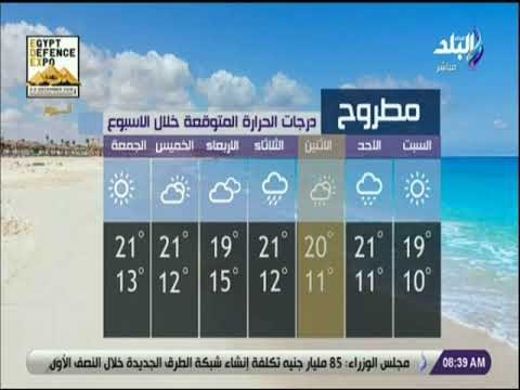 صباح البلد - تعرف على درجات الحرارة المتوقعة خلال الاسبوع بجميع المحافظات