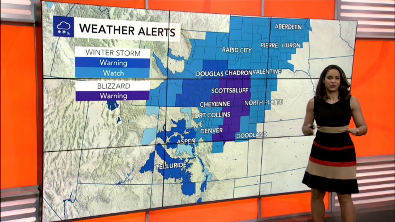 Midweek snowstorm to develop across central US
