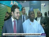 نظرة - طارق أبو العينين يصطحب رئيس نيجيريا السابق بجناح كليوباترا معرض التجارة البينية الافريقية
