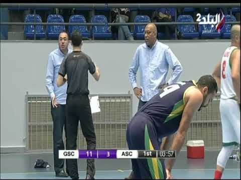 ملعب البلد - مباراة الجزيرة وسبورتنج فى نهائي دوري المرتبط لكرة السلة