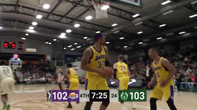 Bonzie Colson (17 points) Highlights vs. South Bay Lakers
