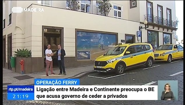 Bloco de Esquerda Acusa Governo Regional de ceder a privados sobre a ligação marítima por ferry entre a Madeira e o Continente