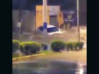 Destructivo Temporal azota Brasil provoca terrible inundación en la madrugada atrapando a miles