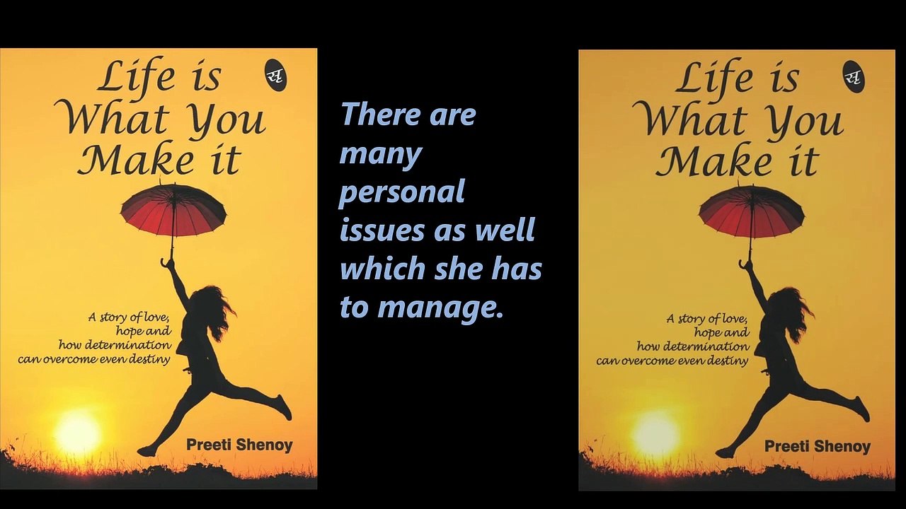 BOOK REVIEW - Life is what you make it by Preeti shenoy