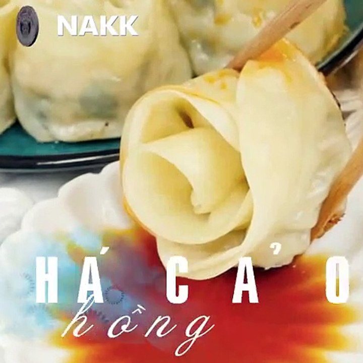 Cách làm HÁ CẢO HOA HỒNG đẹp mắt