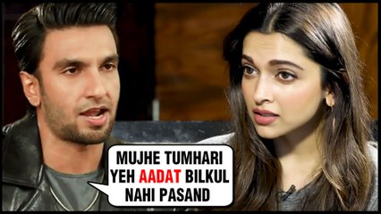 Ranveer Singh HATES One Thing About Deepika Padukone