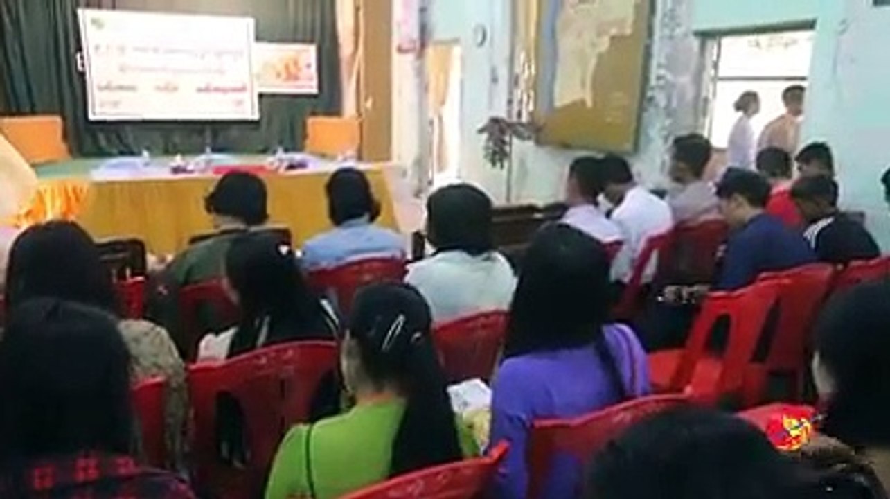 ၂၀၂၀ ေ႐ြးေကာက္ပြဲအတြက္ ပထမဆုံးအႀကိမ္ မဲထည့္ရမည့္ ျပည္ၿမိဳ႕က လူငယ္ေတြကို သင္တန္းေပး (႐ုပ္/သံ)