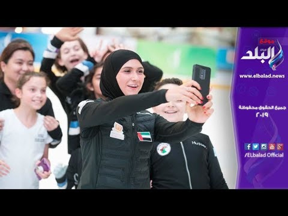 زهرة أول محجبة تكسر الحواجز في ألعاب الثلوج في روسيا