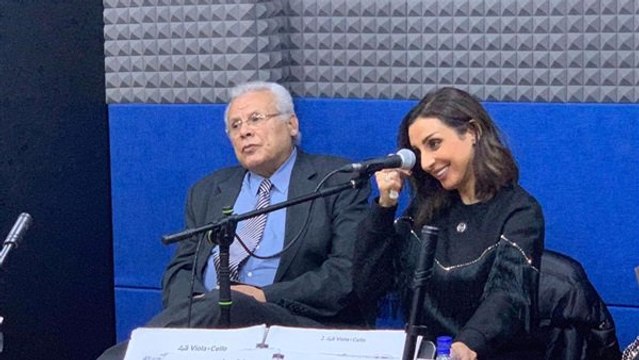 أول ظهور لوالد أنغام معها بعد سنوات من القطيعة