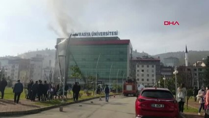 Download Video: Trabzon-Avrasya Üniversitesi'nde Yangın Çıktı-3