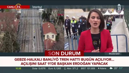 Gebze-Halkalı hattı bugün açılıyor