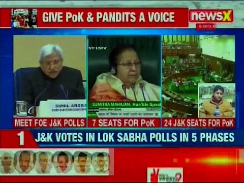 J&K Votes in Lok Sabha Polls in 5 Phases; PoK Refugees, Pandits Demand Representation
