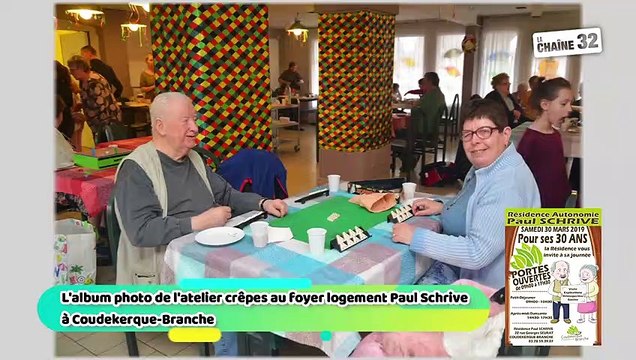 L'album photo de l'atelier crêpes au foyer logement Paul Schrive à Coudekerque-Branche