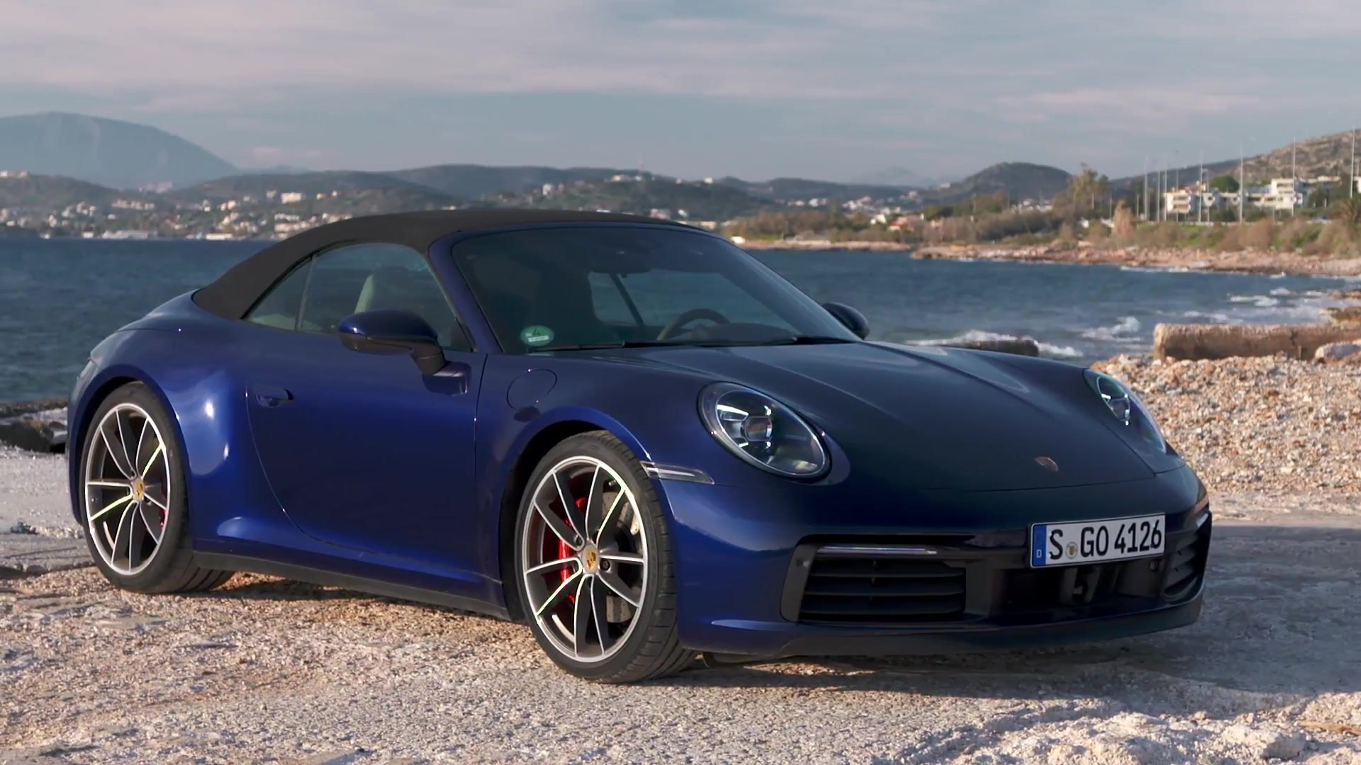 Porsche 911 Cabriolet Blue