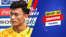 Bùi Tiến Dũng tự tin cùng đồng đội đánh bại U23 Thái Lan, giành ngôi đầu bảng K | VFF Channel