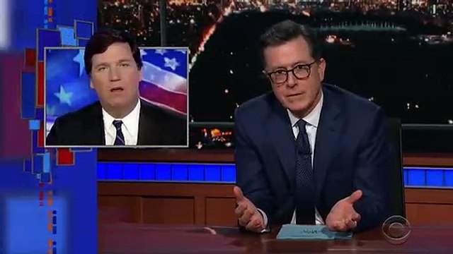 Stephen Colbert Blasts Tucker Carlson: 'He's Been Saying Just Awful Stuff For Years'