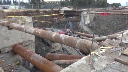 İzmir'de Metro Yeraltı Park İstasyonu İnşaatında Göçük-4