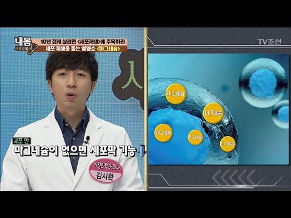 세포 재생을 돕는 ‘마그네슘’의 중요성! [내 몸 사용설명서] 158회 20170623