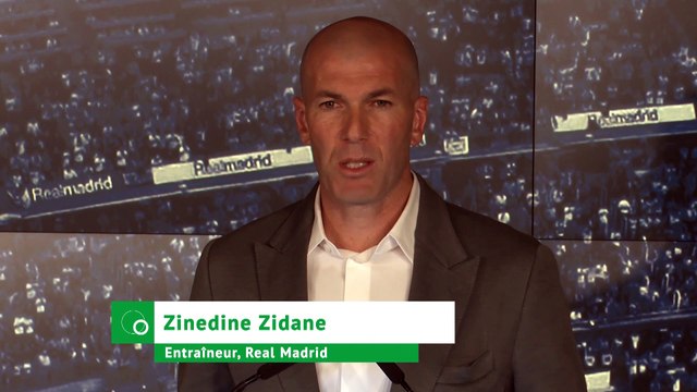 Zinédine Zidane ne pense pas encore au mercato d'été