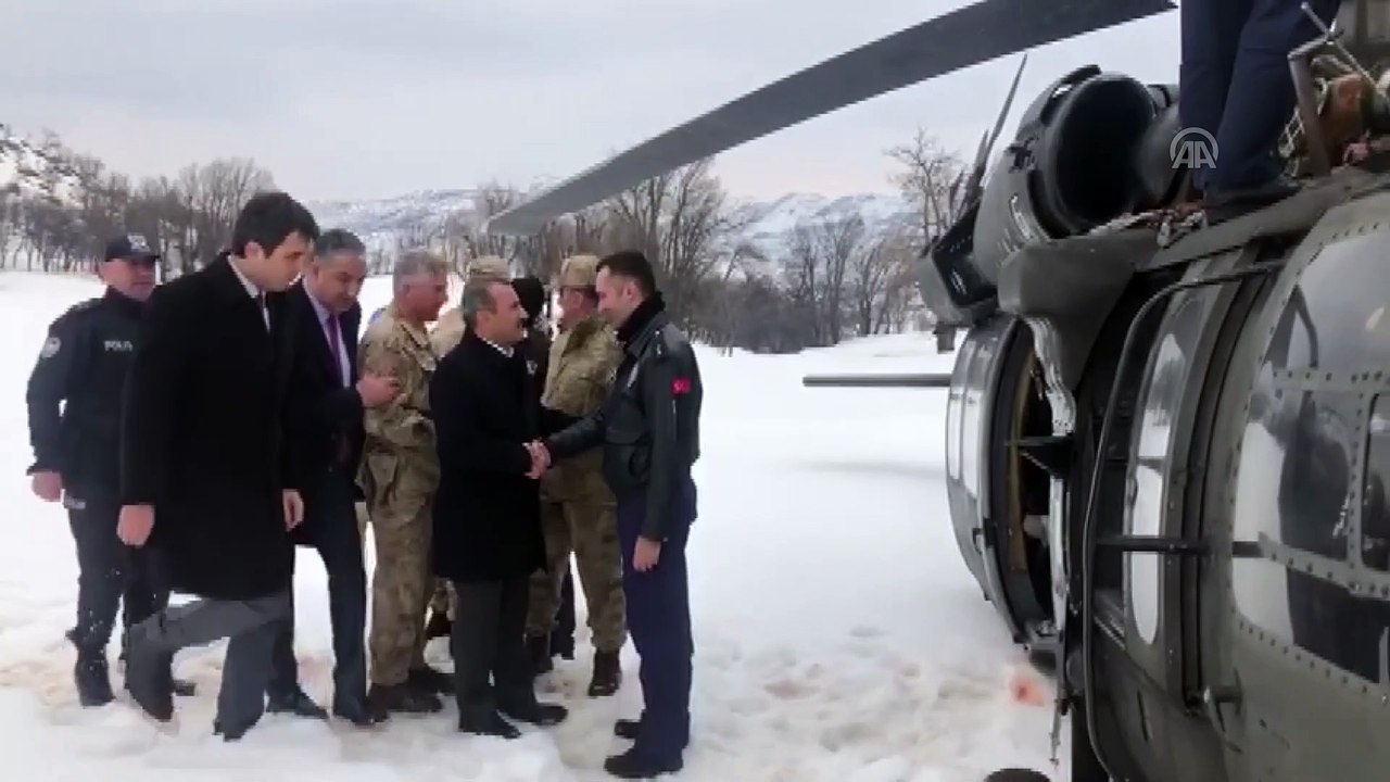 Polis helikopteri teknik arıza nedeniyle zorunlu iniş yaptı - TUNCELİ