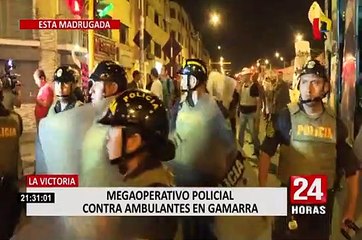 Alrededor de 15 mil ambulantes ya no podrán ocupar calles de Gamarra tras operativo