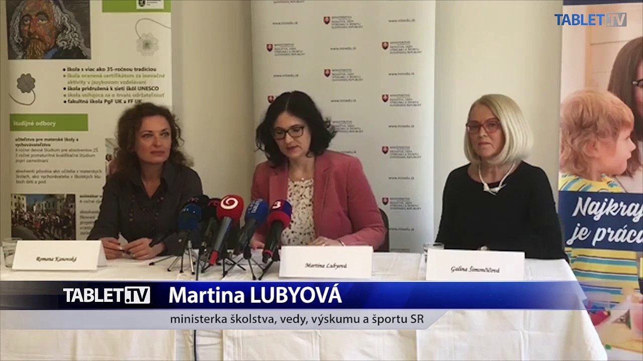 ZÁZNAM: Ministerka školstva M. Lubyová otvorila maturitné skúšky