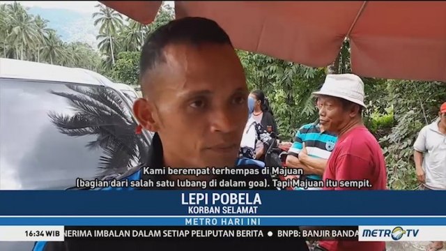 Kesaksian Korban Selamat Tambang Longsor di Bolmong