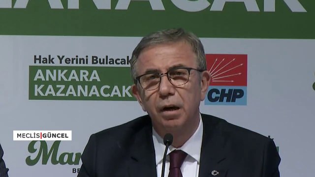 Mansur Yavaş / 12 Mart 2019 / Basın Toplantısı