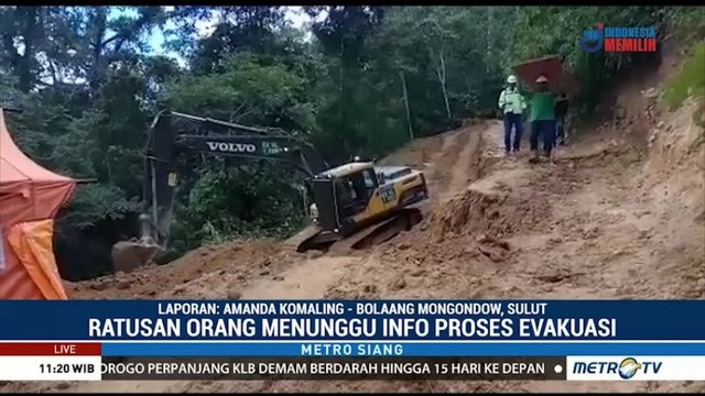 Evakuasi Korban Longsor di Bolmong Hanya Bisa Gunakan 1 Alat Berat