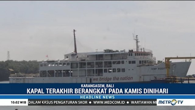 Aktivitas Pelabuhan Padangbai Ditutup Sejak Dini Hari saat Nyepi