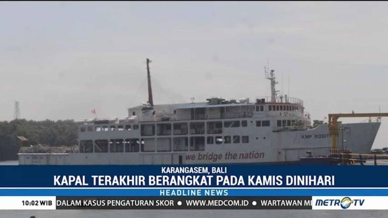 Aktivitas Pelabuhan Padangbai Ditutup Sejak Dini Hari saat Nyepi