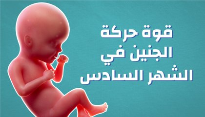 قوة حركة الجنين في الشهر السادس