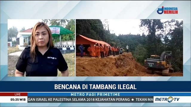 Pembukaan Akses ke Lokasi Tambang Longsor Terus Berlangsung