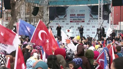 Cumhurbaşkanı Erdoğan: Bu hatla birlikte yüksek hızlı trenlerimiz artık Pendik'i son durak olarak kullanmayacak - İSTANBUL