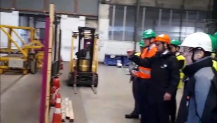Nancy : visite du préfet chez Fives-Nordon