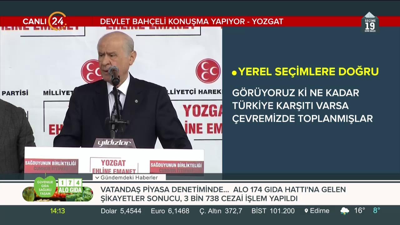 Devlet Bahçeli Yozgat'ta