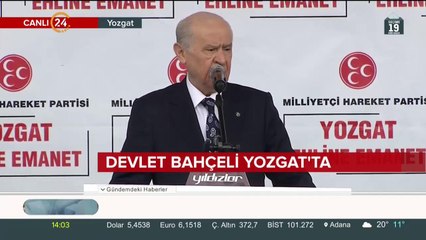 Devlet Bahçeli Yozgat'ta
