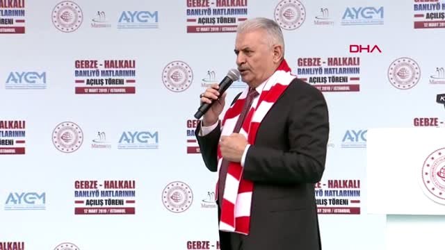 İstanbul-Erdoğan Gebze-Halkalı Banliyö Tren Hattının Açılışını Yaptı