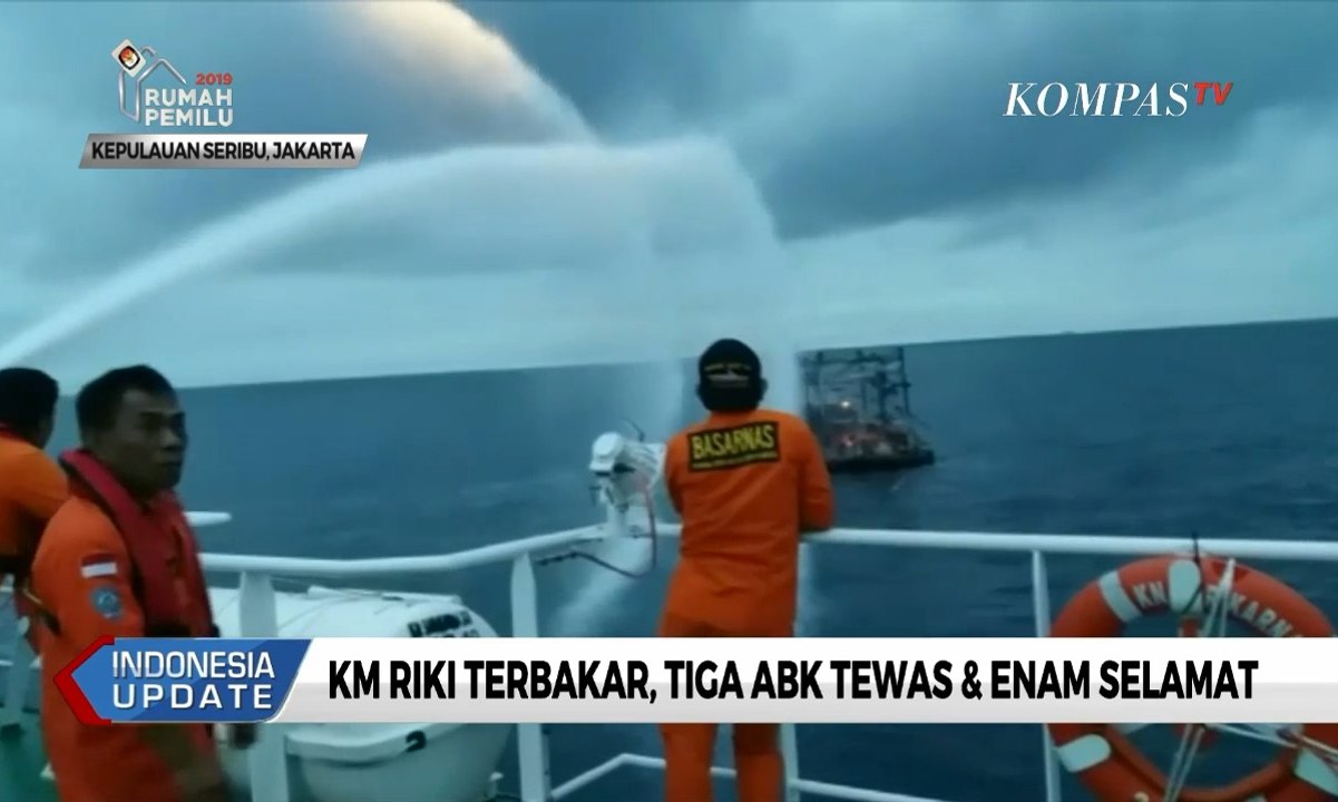 KM Riki Terbakar di Perairan Pulau Seribu, 3 ABK Tewas & 6 Selamat