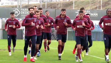 Trabzonspor, Erzurumspor maçı hazırlıklarını sürdürdü - TRABZON