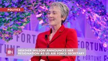 The U.S. Air Force Secretary Resigns