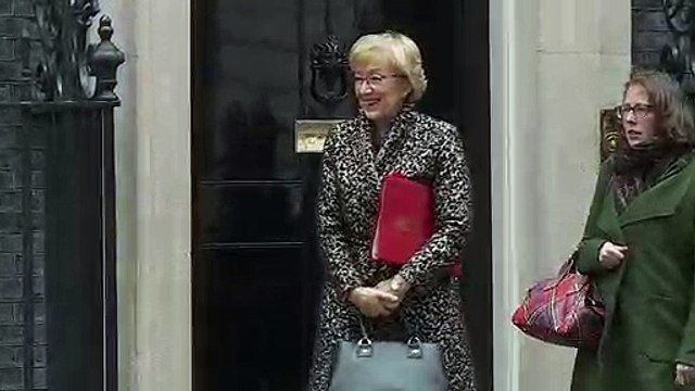 Prime Minister Theresa May and Cabinet depart Downing St