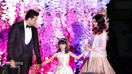 Download Video: Abhishek Bachchan, Aishwarya Rai bachchan & Aradhya Bachchan At Akash Ambani & Shloka Ambani's Grand Reception Party