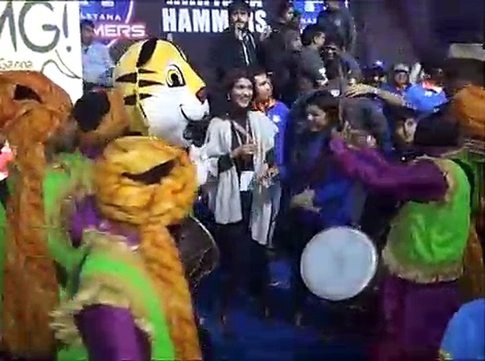 PWL 4_ Owner of Winner Team Haryana Hammers Goldy Behl shows his enthusiasm