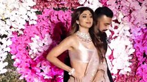 Shilpa Shetty & Raj Kundra At Akash Ambani & Shloka Ambani's Grand Reception Party