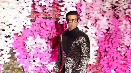 Karan Johar At Akash Ambani & Shloka Ambani's Grand Reception Party