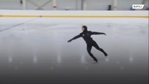أول فتاة اماراتية محجبة تدخل منافسات كأس العالم للتزلج على الجليد